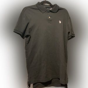 US polo Luxury Feel Black Men’s medium polo